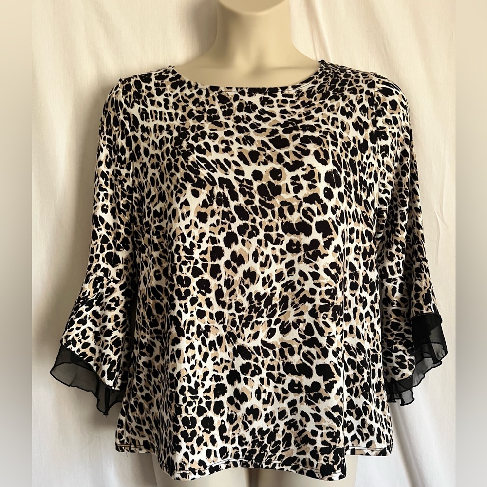 Above and Beyond Leopard Print Blouse